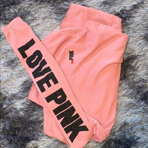 Victoria secret  pink logo hoodie lounge top